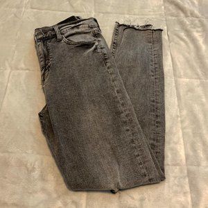 Size 8 Aero Cheeky Grey/Silver Jeggings